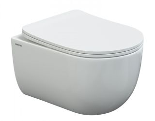 Комплект Berges 4в1 043306: инсталляция ATOM Line 410 кнопка чёрная SoftTouch унитаз VENTAS Rimless сидение дюропласт Ventas Slim SO